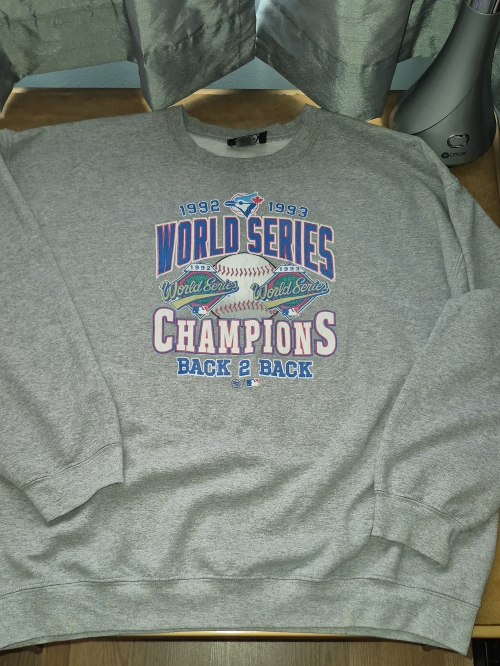 Vintage Mens 47 Brand Grey Sweatshirt with Black Logo Tag..size 2xl